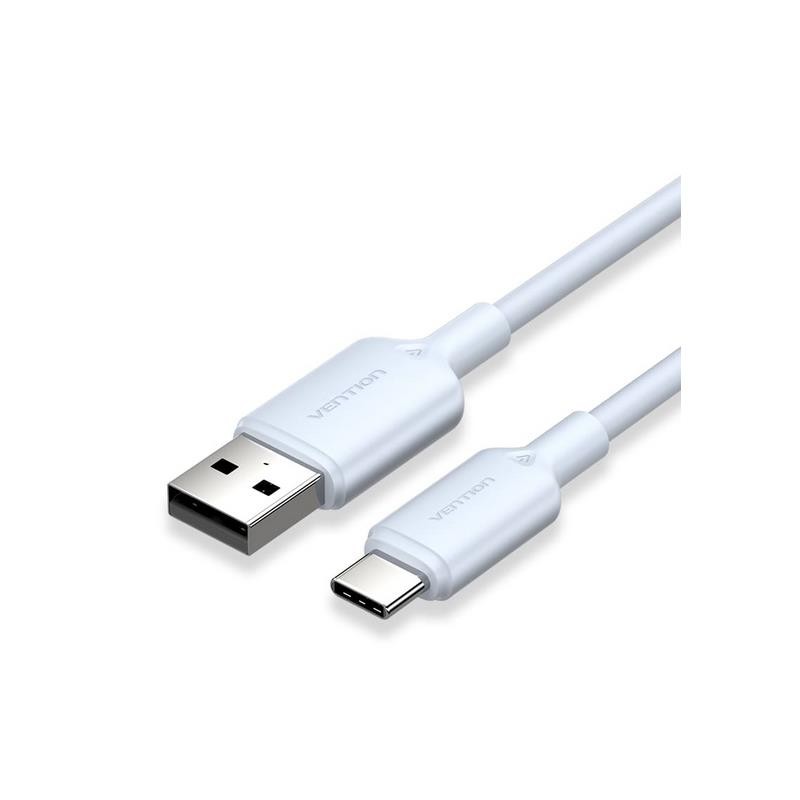 Cable Vention Usb-a - USB-C 3A 60W 1M Trenzado Blue Cable Vention Usb-a - USB-C 3A 60W 1M Trenzado Blue