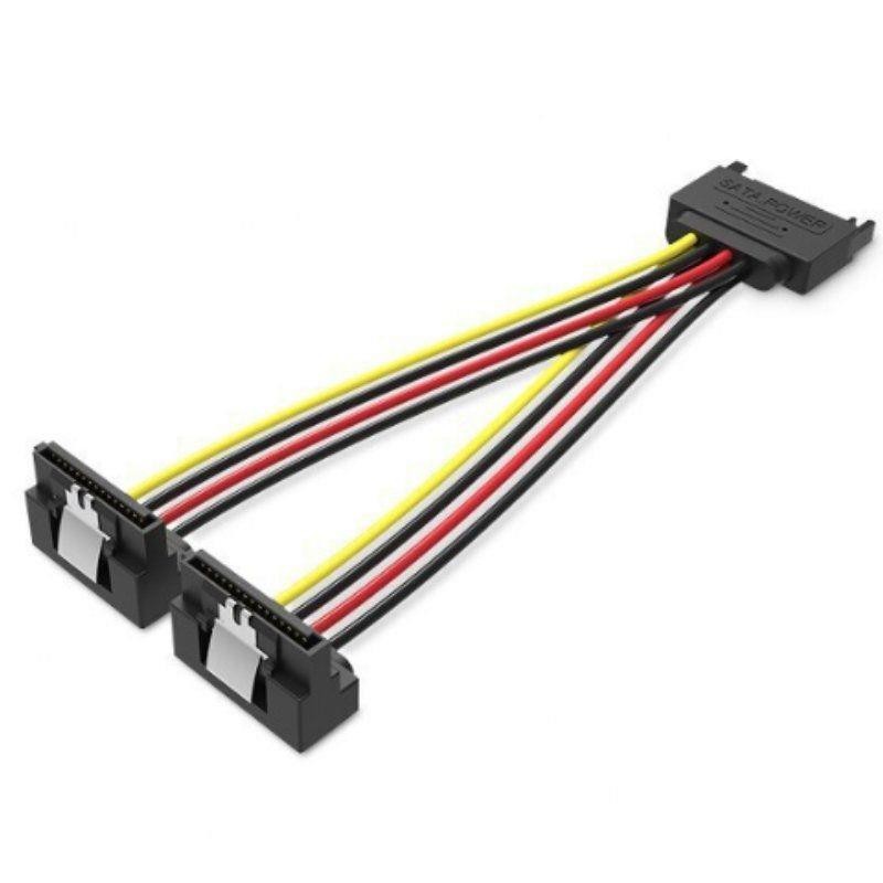 Cable Alimentación Vention SATA/M - 2X SATA/H 15CM