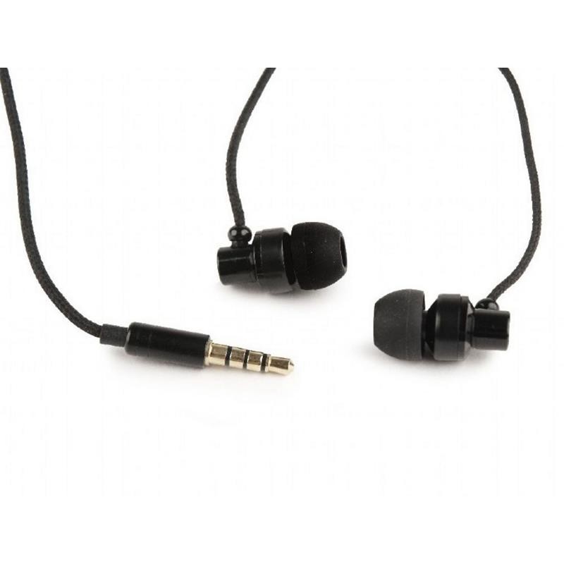 Auriculares + Micrófono Gembird In Ear Black Auriculares + Micrófono Gembird In Ear Black