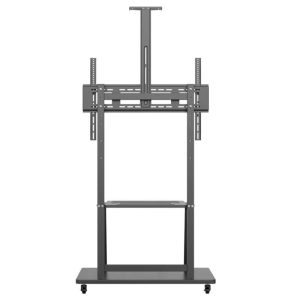 Soporte TV Monitor Aisens Suelo con Ruedas 37-100 150KG Black