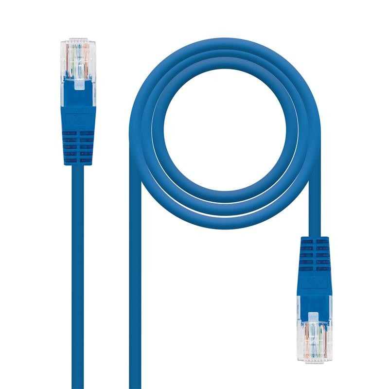 Cable de Red CAT.6 Utp Flex 2M Nanocable Blue