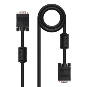 Cable SVGA Nanocable HDB15M/HDB15M 10M 2 Ferritas