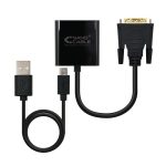Cable Conversor DVI a M-svga 10CM Black