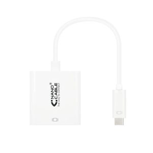 Cable Conversor Nanocable Thunderbolt USB-C C a HDMI 15CM White