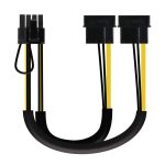 Cable Alimentación Tarjeta Grafica Nanocable X2 Molex/M - 6+2 Pin/M 20CM