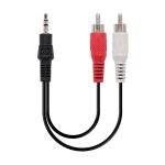 Cable Audio Nanocable Jack 3.5 M/2RCAM 5M