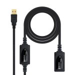 Cable USB Alargador AM/Ah 10M Amplificador Nanocable