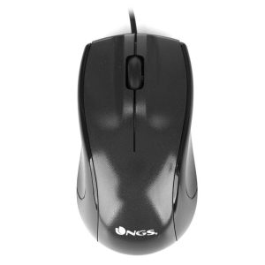 Ratón NGS Mist USB Óptico Black
