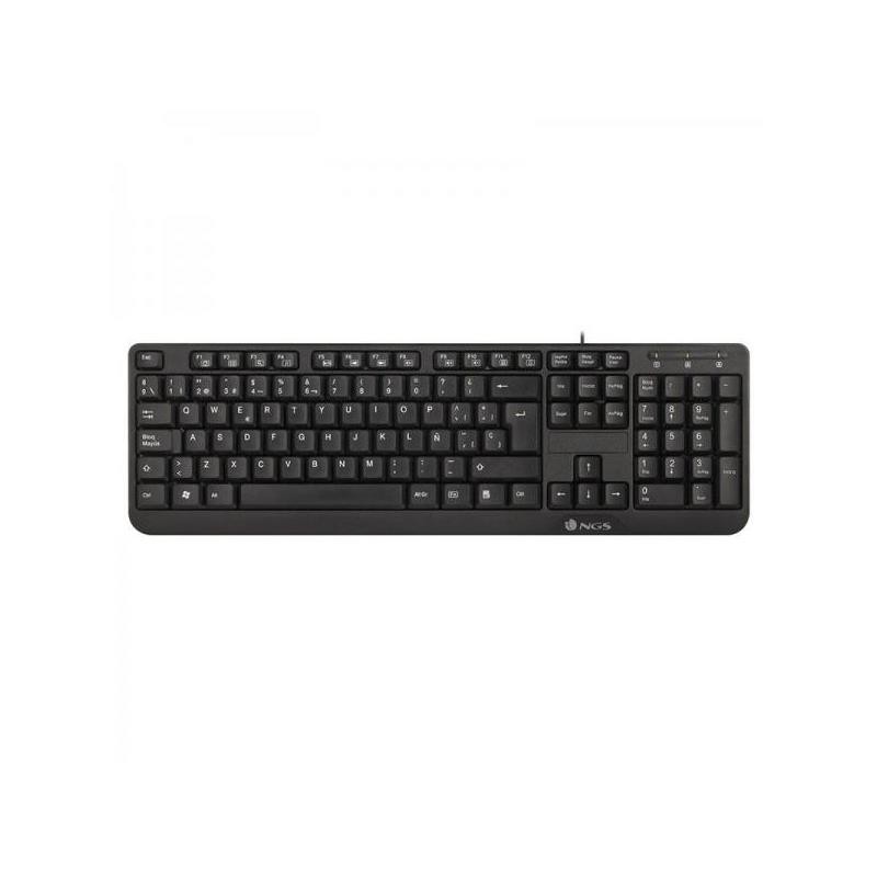 Teclado NGS Funky USB Multimedia Black