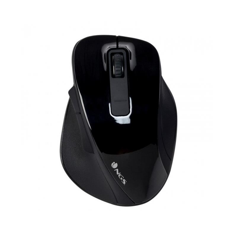 Ratón NGS Bow Optical Wireless 5 Botones Black