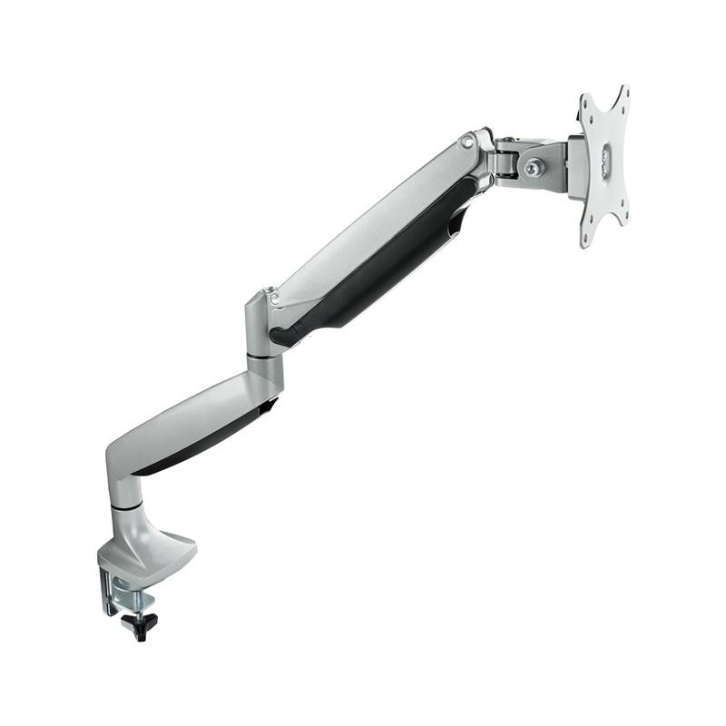 Soporte de Mesa TV Monitor TooQ Giratorio Inclinable 13-32 1 Brazo Silver