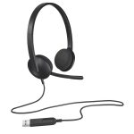 Auriculares+ Micrófono Logitech H340 USB Black