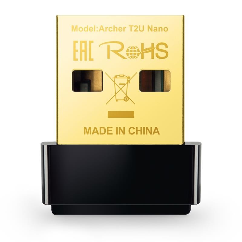 Wireless Adaptador USB TP-Link Archer T2U Nano 600MBPS Wireless Adaptador USB TP-Link Archer T2U Nano 600MBPS