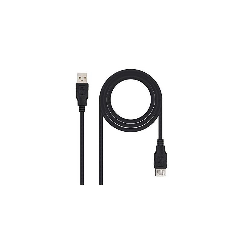 Cable USB Alargador AM/Ah 1M Nanocable Cable USB Alargador AM/Ah 1M Nanocable