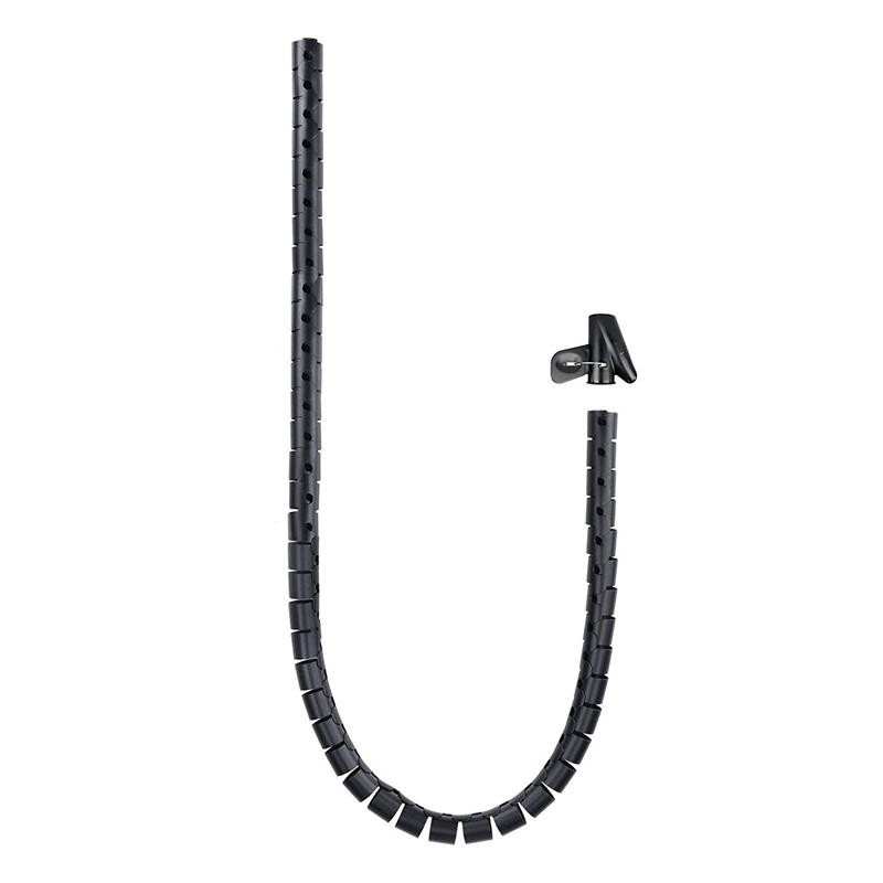 Organizador de Cable Nanocable Flexible 25MM 1M Black Organizador de Cable Nanocable Flexible 25MM 1M Black
