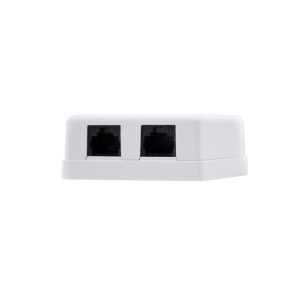Roseta de Pared Nanocable 2XRJ45 CAT.6 Utp White