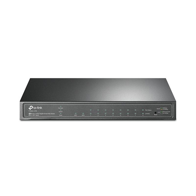 Switch TP-Link Gigabit 8 Puertos PoE + 2 Sfp TL-SG2210P Switch TP-Link Gigabit 8 Puertos PoE + 2 Sfp TL-SG2210P
