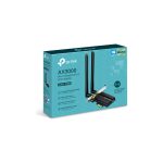 Wireless Adaptador PCIe TP-Link Archer TX50E Dual Band AXE3000 WiFi 6E BT 5.0