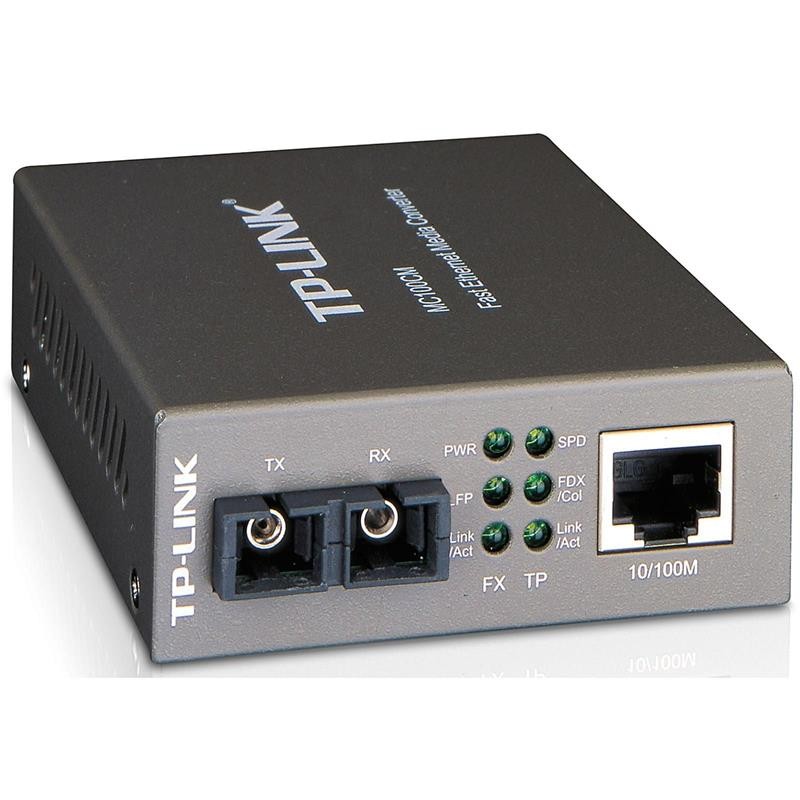 Conversor TP-Link RJ45 a Fibra Multimodo SC