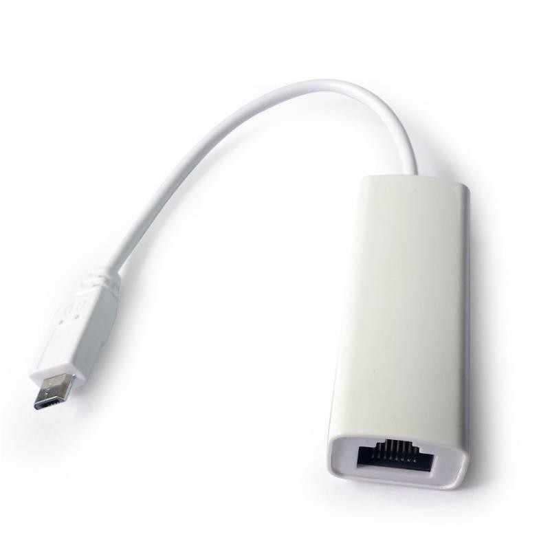 Adaptador Gembird Micro USB 2.0 a LAN RJ-45 Ethernet