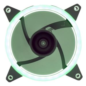 Ventilador 12CM Unykach Candy 20 Adicional Chasis Green Ring LED