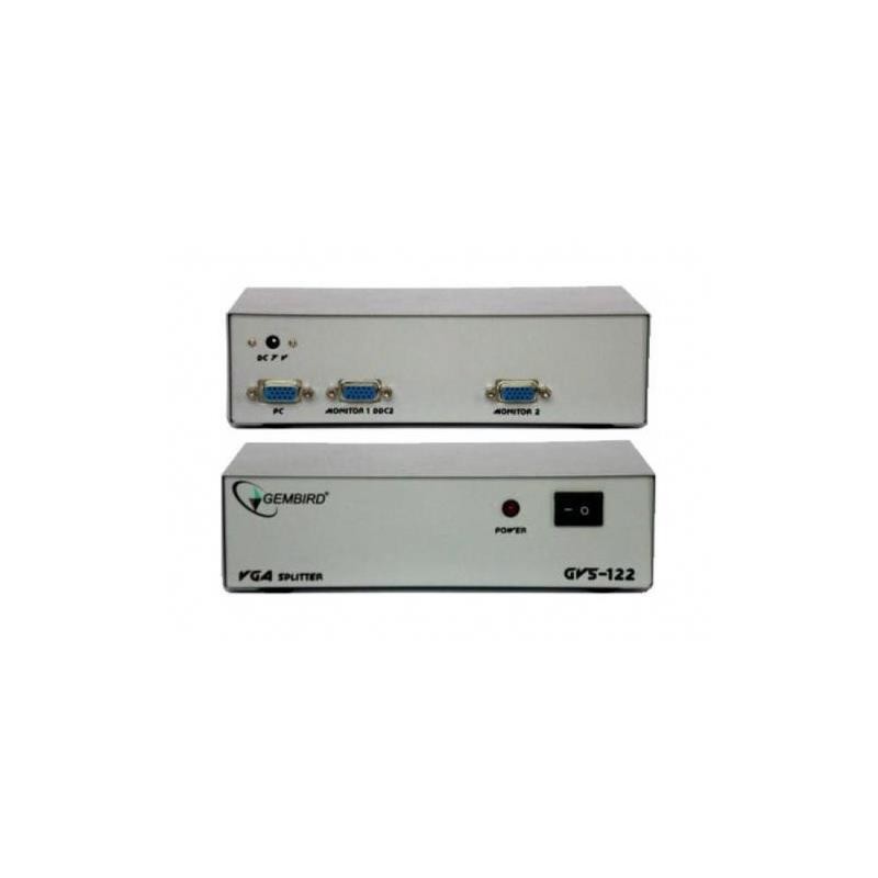 Conmutador VGA Gembird 2 Monitores Conmutador VGA Gembird 2 Monitores