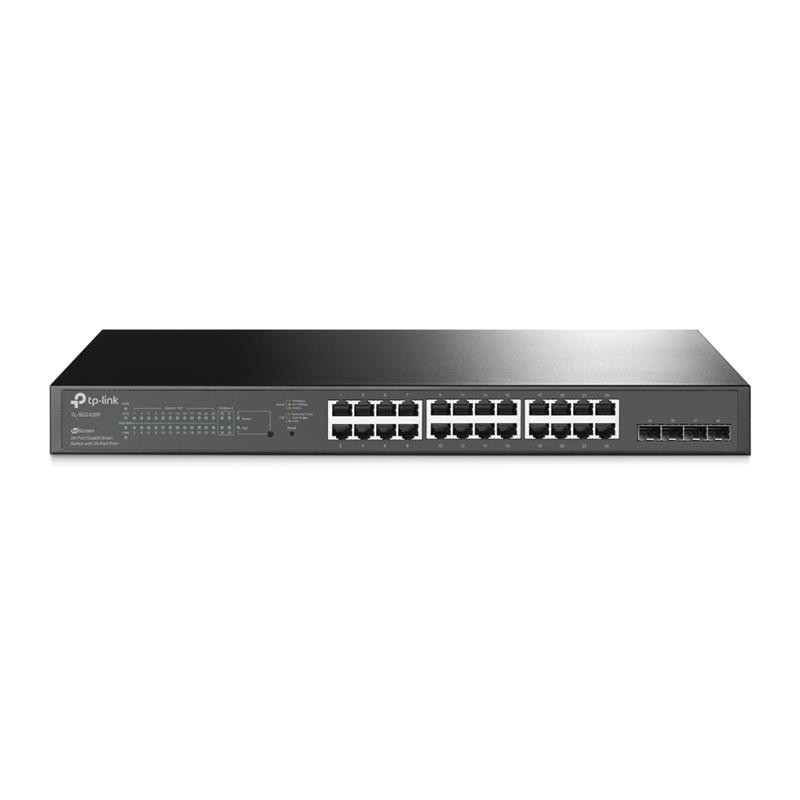 Switch TP-Link Omada Jetstream 28 Puertos TL-SG2428P 24 PoE + 4 Sfp Rack Switch TP-Link Omada Jetstream 28 Puertos TL-SG2428P 24 PoE + 4 Sfp Rack