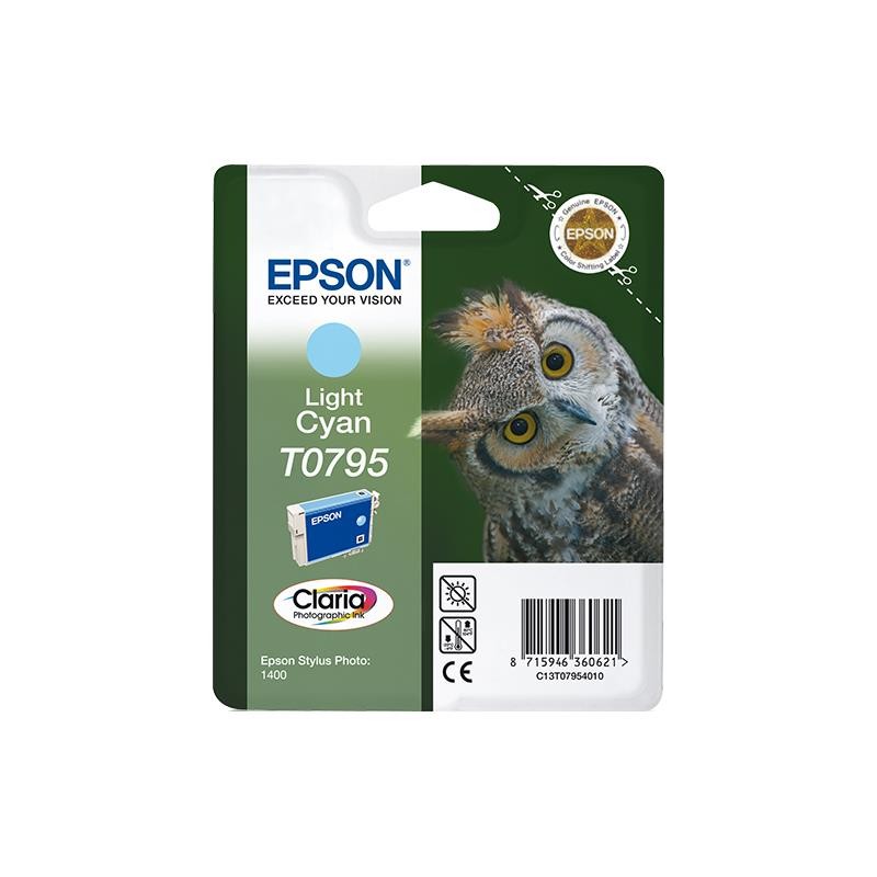 Tinta Epson C13T07954010 Cyan Light T0795