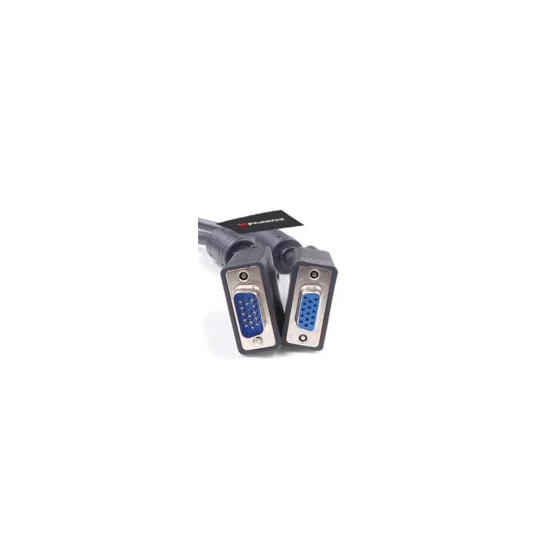 Cable SVGA Phoenix HDB15M/HDB15H 10M 2 Ferritas