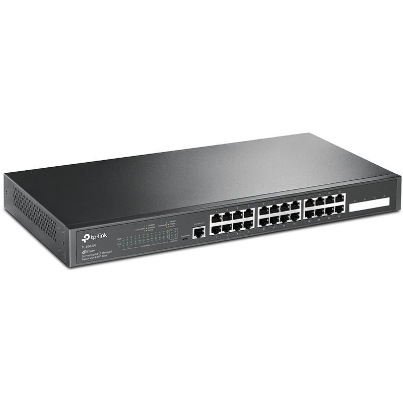 Switch TP-Link Jetstream 24 Puertos + 4 Sfp TL-SG3428 Gestionable