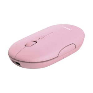 Ratón Trust Puck Recargable Wireless Bluetooh Pink