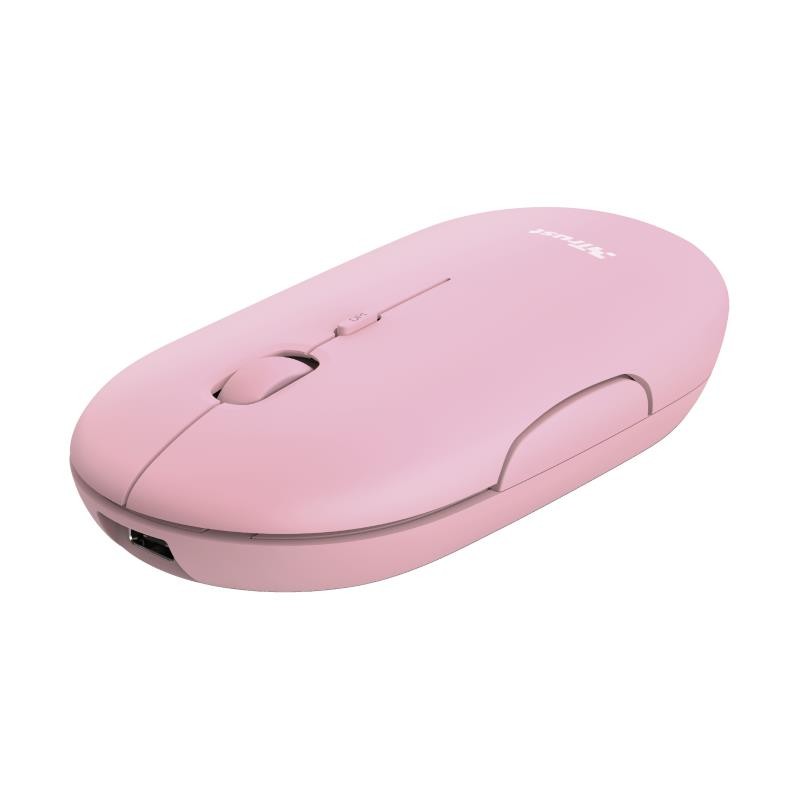 Ratón Trust Puck Recargable Wireless Bluetooh Pink Ratón Trust Puck Recargable Wireless Bluetooh Pink