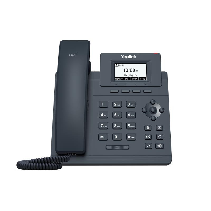 Teléfono Yealink T31G IP 2 Lines HD Voice PoE