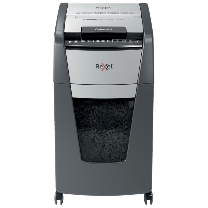 Destructora Rexel Optimum Autofeed+ 300X Automatica Particulas