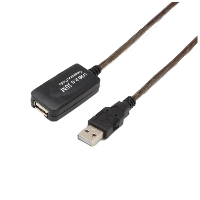 Cable Extensor USB Amplificado 2.0 Tipo Am-ah 10M