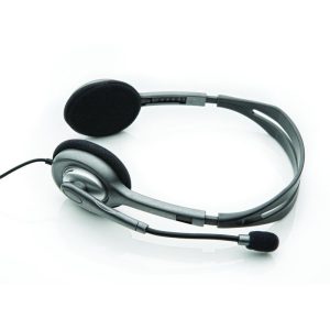 Auriculares + Micrófono Logitech H110 Black