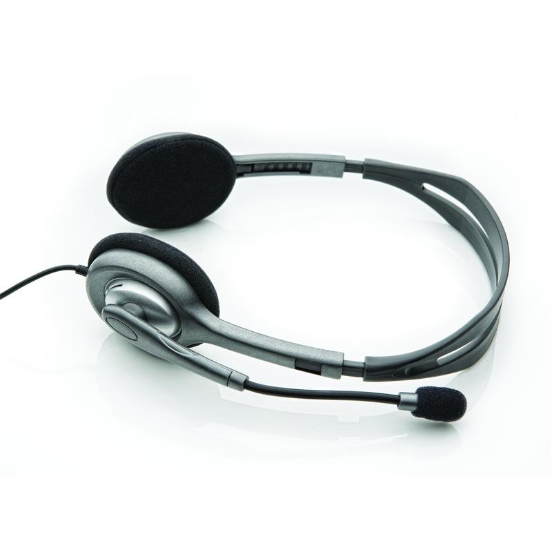 Auriculares + Micrófono Logitech H110 Black