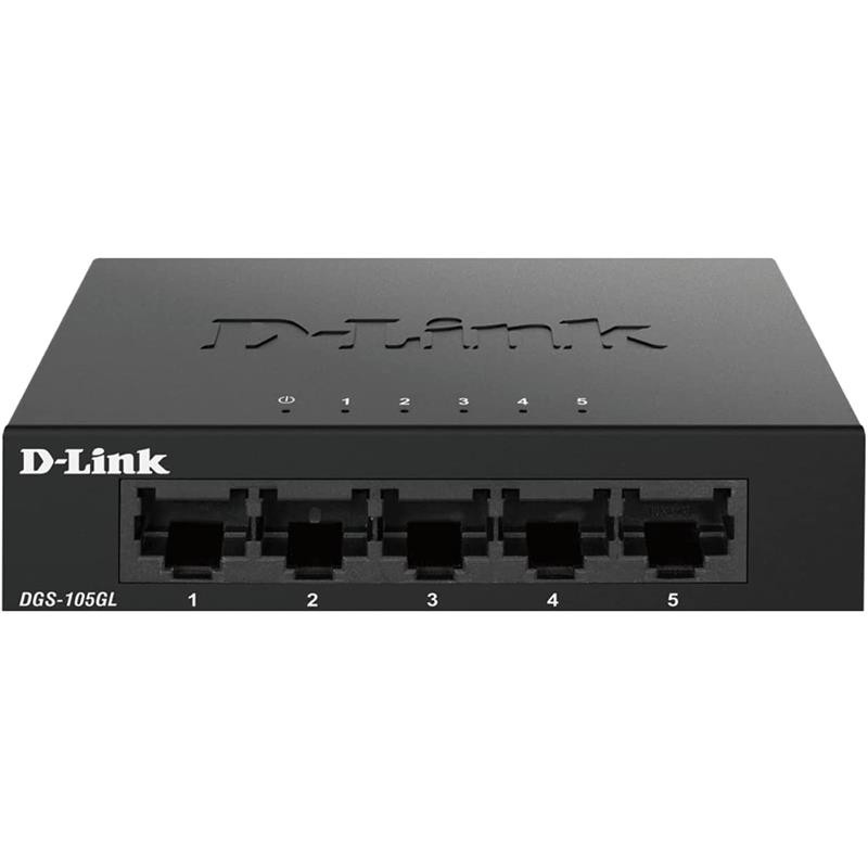 Switch D-Link Gigabit 5 Puertos DGS-105L Metalico Switch D-Link Gigabit 5 Puertos DGS-105L Metalico