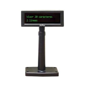 Visor AVPOS VFD220 USB Black 2X20 3YR Garantia