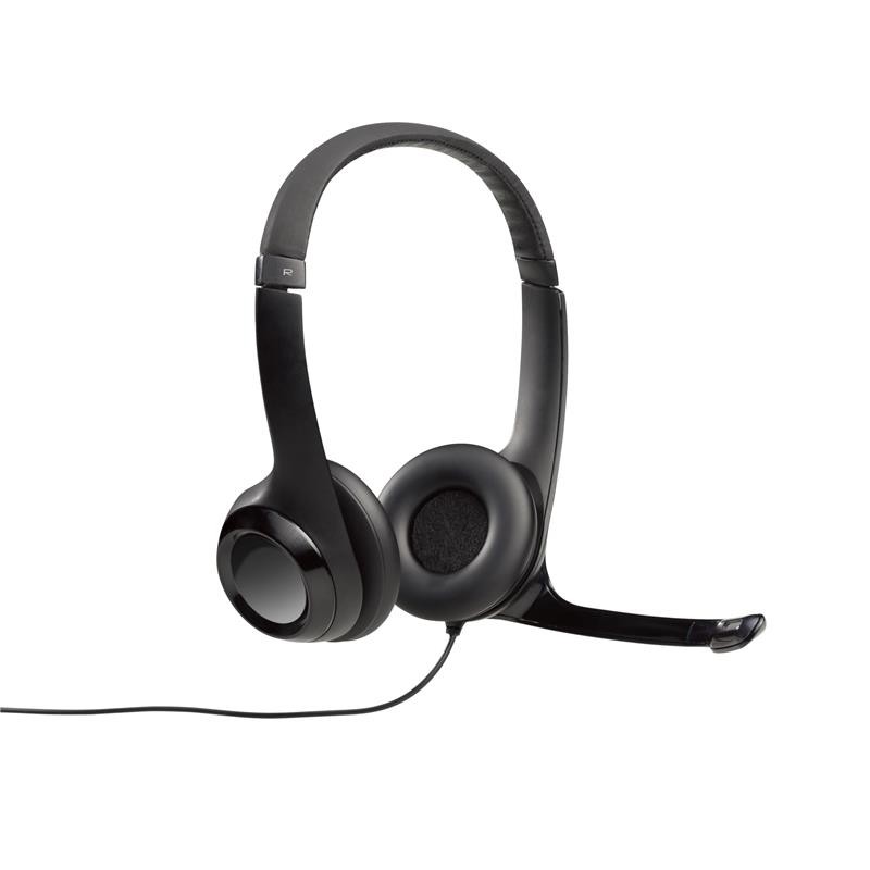 Auriculares + Micrófono Logitech H390 Black