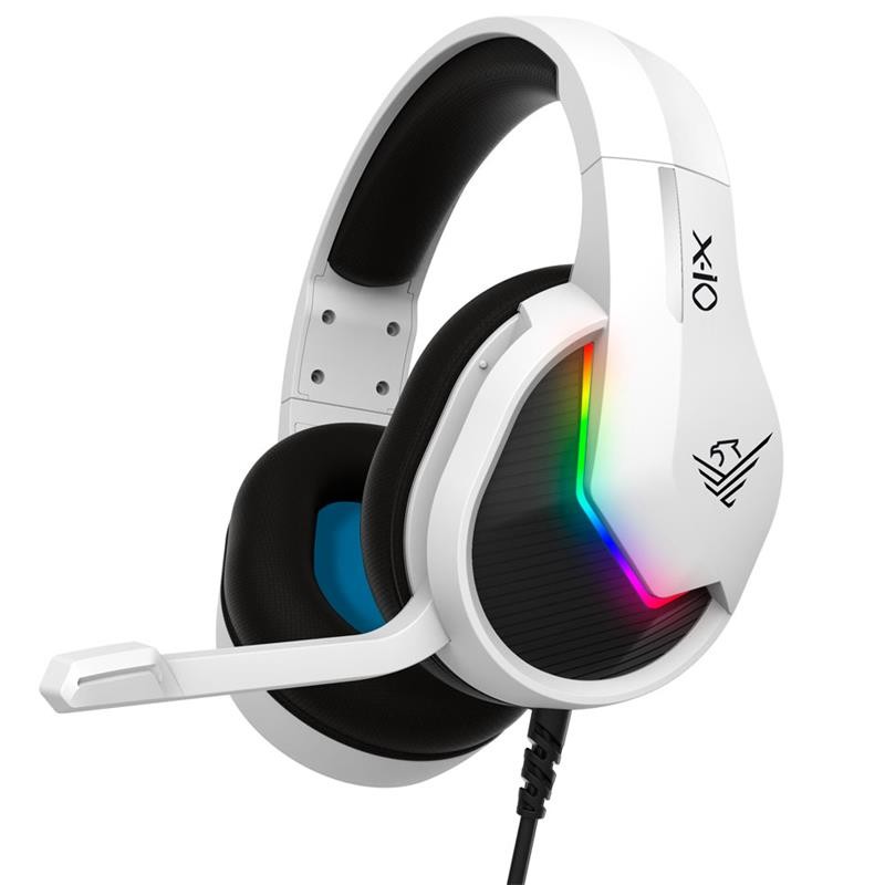 Auriculares + Micrófono Phoenix X-io Gaming RGB White Auriculares + Micrófono Phoenix X-io Gaming RGB White
