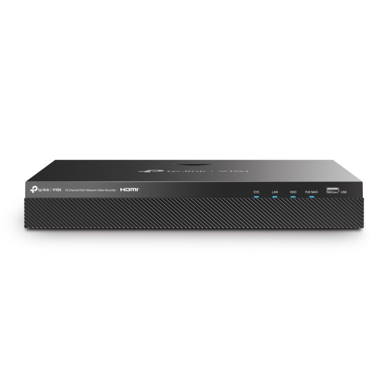 Grabador IP NVR TP-Link VIGI 16 CH IP PoE 2HDD H265+