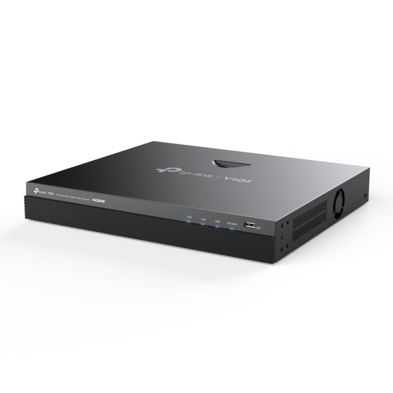 Grabador IP NVR TP-Link VIGI 16 CH IP PoE 2HDD H265+