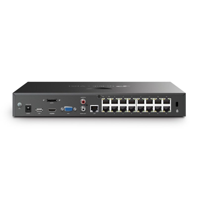 Grabador IP NVR TP-Link VIGI 16 CH IP PoE 2HDD H265+