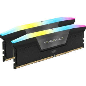 Kit Memoria RAM Corsair Vengeance 16GB (2X8GB) DDR5 5200MHZ RGB CL40 Black
