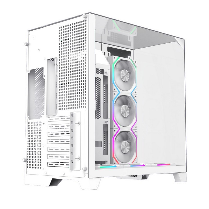 Ordenador de sobremesa Gm Infinity Pro RGB, Intel Core i9-14900K, 32 GB DDR4, SSD 1 TB, sin sistema operativo, blanco
