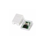 Roseta de Pared Aisens RJ45 CAT.6 Utp 1 Toma White