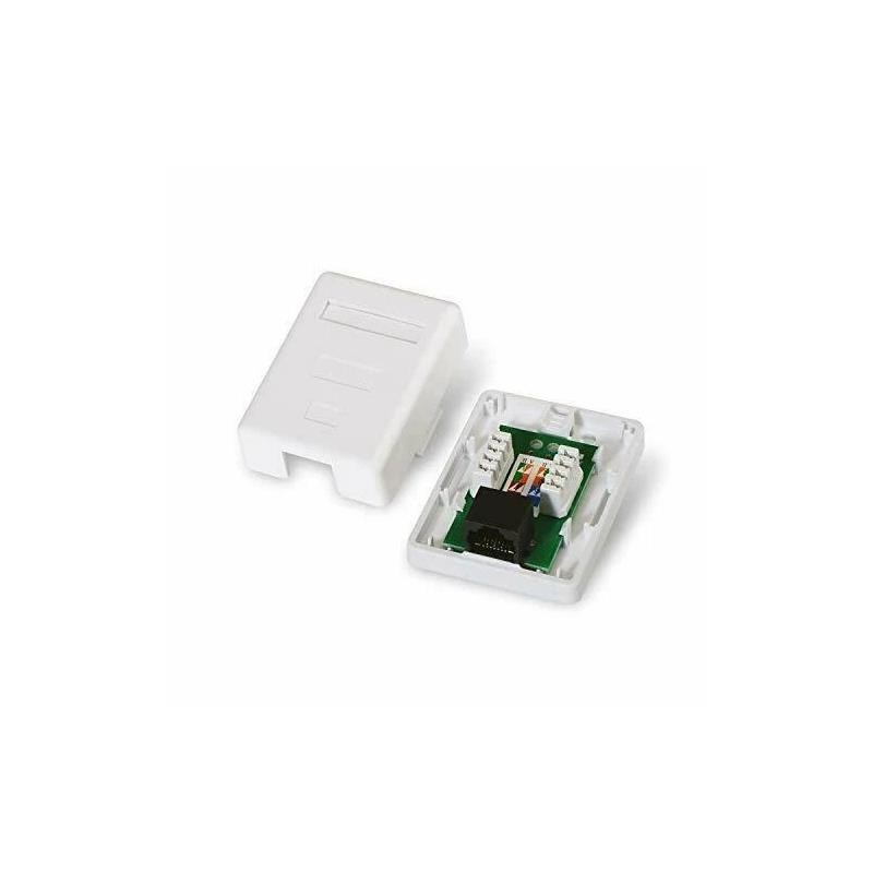 Roseta de Pared Aisens RJ45 CAT.6 Utp 1 Toma White