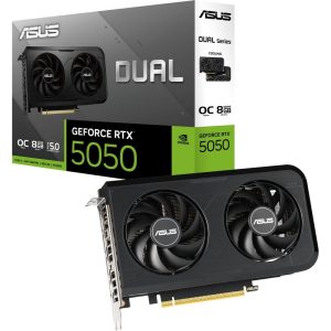 Tarjeta de Video ASUS Dual Nvidia RTX5050 8GB Oc GDRR6 PCIe 5.0