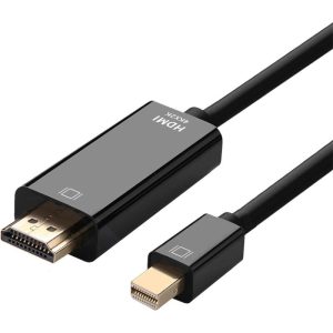 Cable Mini DP a HDMI Mini DP/M - HDMI/M Aisens 2M Black